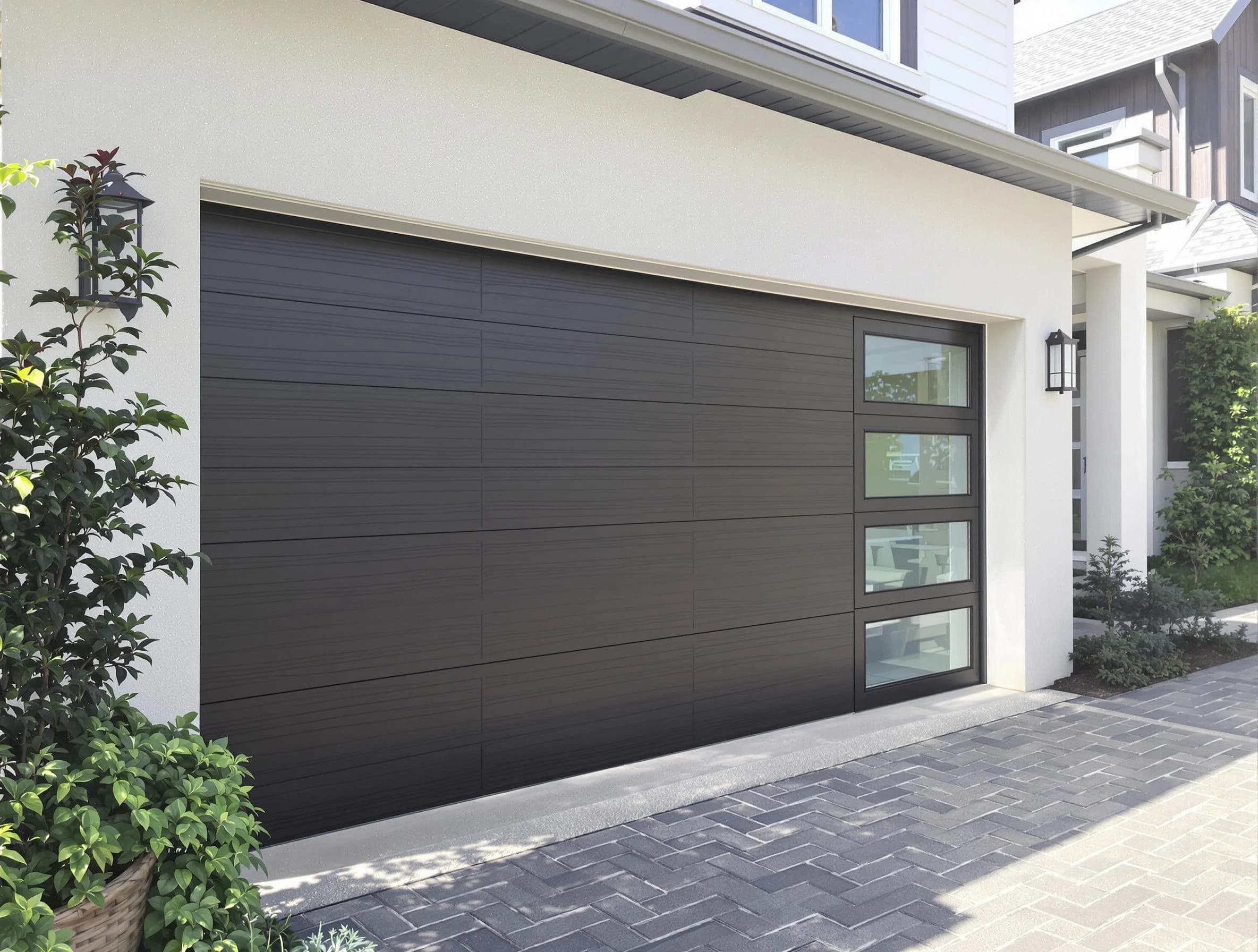 Custom garage door installation by Center Point Garage Door Repair in Center Point
