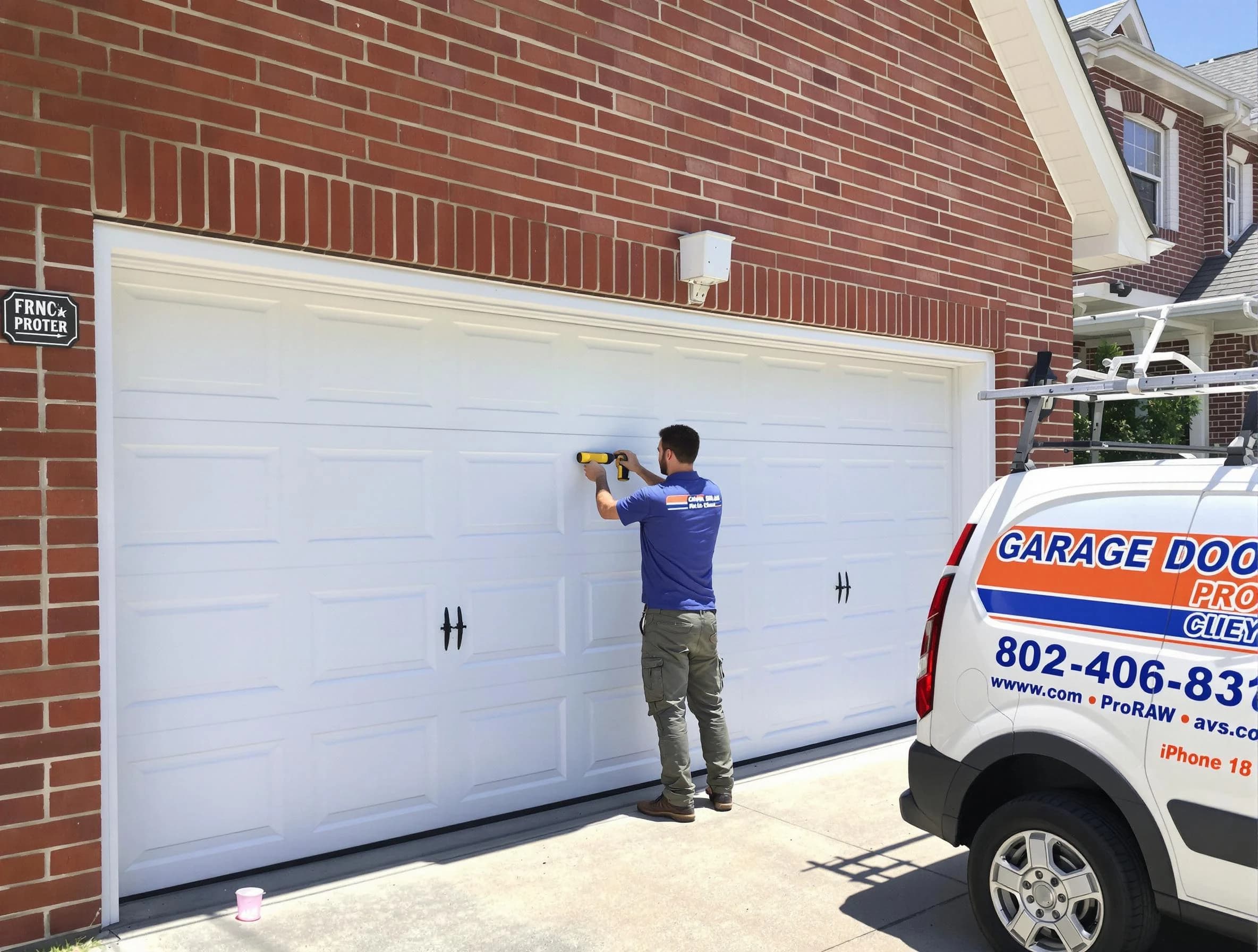 Local garage door repair service by Center Point Garage Door Repair in Center Point