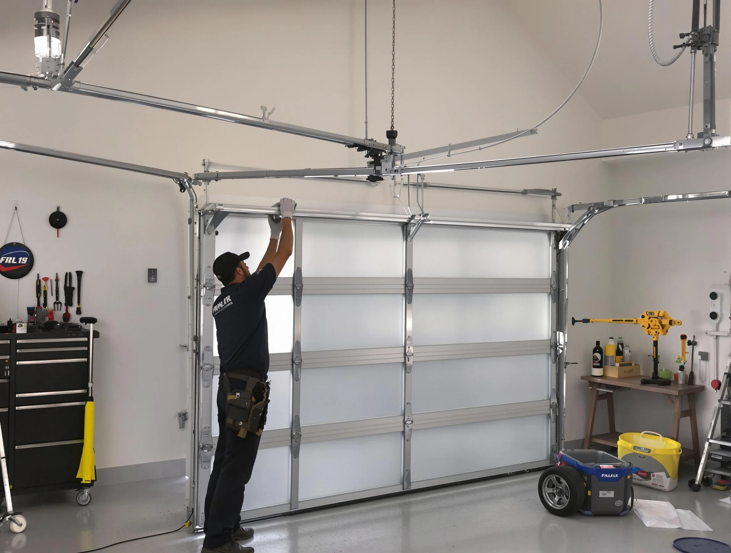 Center Point Garage Door Repair certified team performing precision garage door installation in Center Point