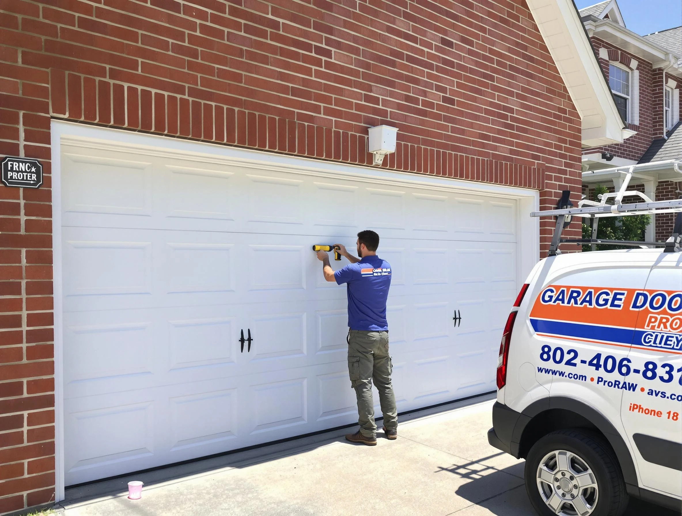 Local garage door repair service by Center Point Garage Door Repair in Center Point